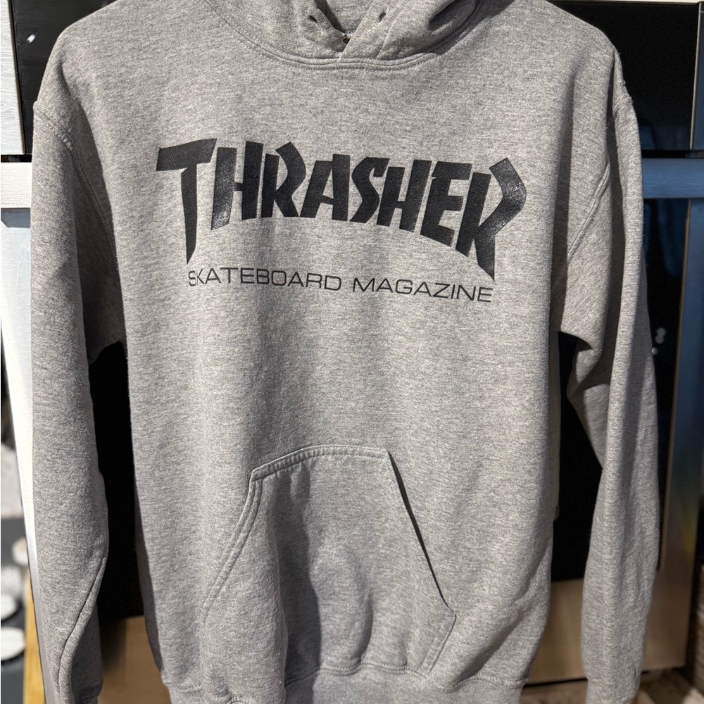 Thrasher Charcoal Gray Hoodie